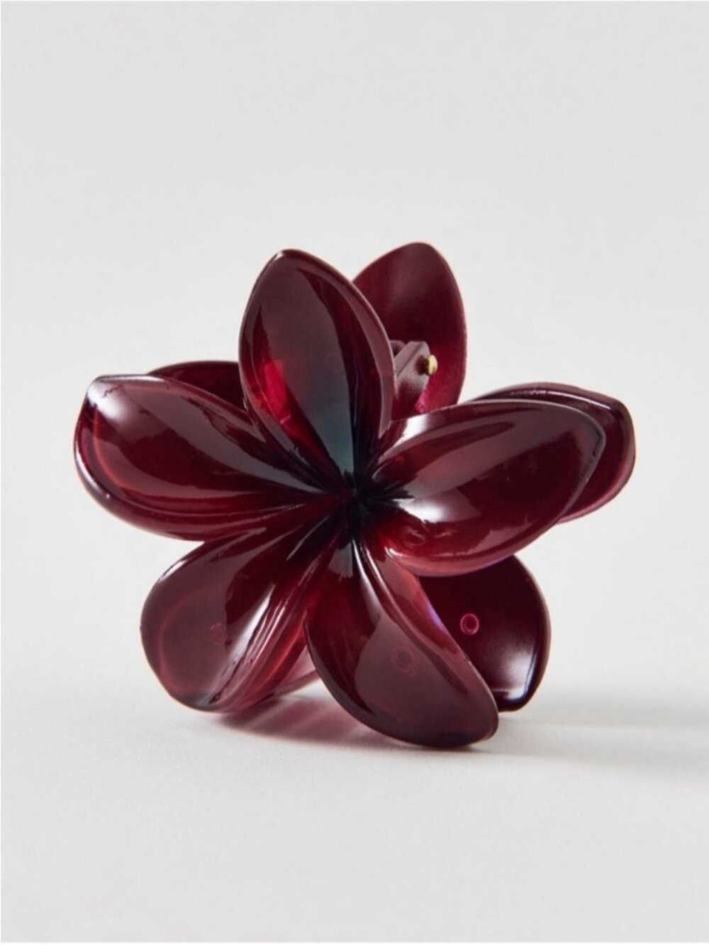 3/$30 New! Maroon Flower Hair Claw Clip NWOT